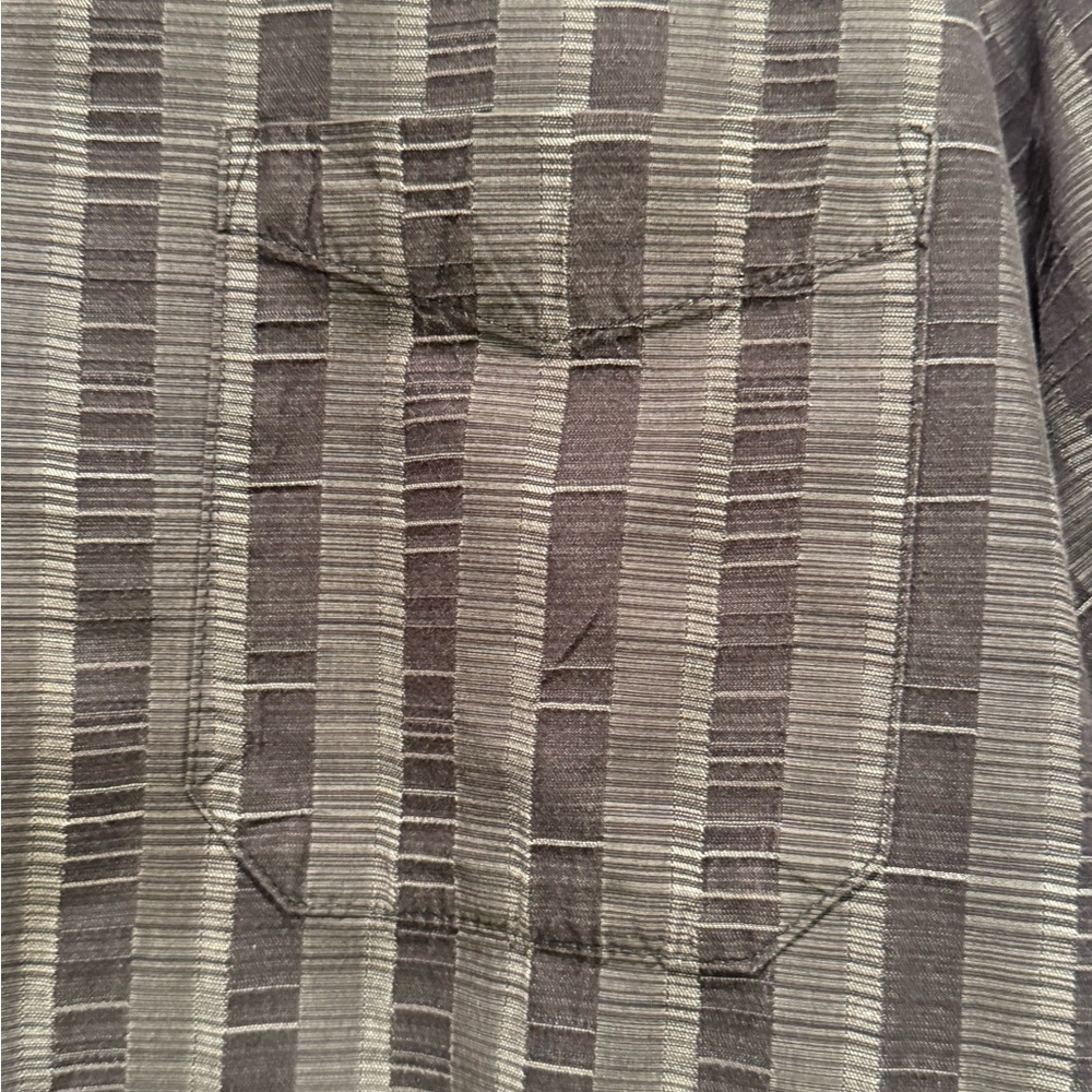 The Territory Ahead Charcoal Striped Button Down Shirt - Picture 2 of 5